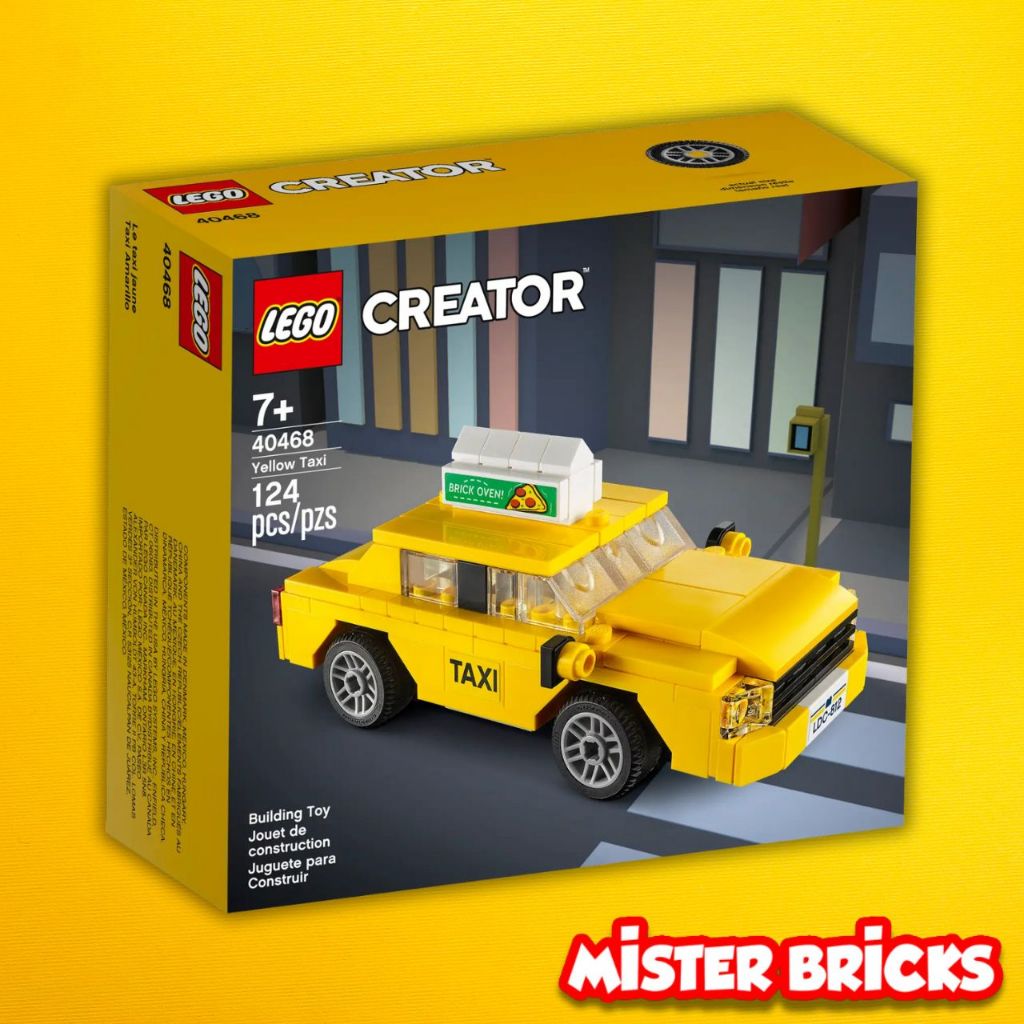 LEGO 40468 แท็กซี่สีเหลือง Yellow Taxi | รถสะสม Creator สุดเท่ สไตล์เมืองใหญ่
