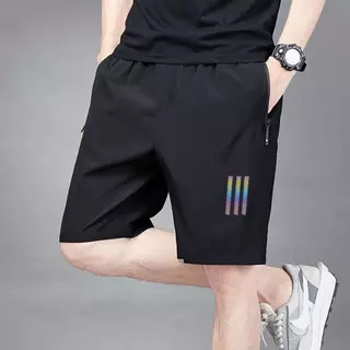 ผ้าแห้งเร็ว เอวยางยืด ผ้าเย็น ลายทาง 4size เหมาะสำหรับทั้งชายและหญิงใส่สบาย ราคาถูกshorts s124