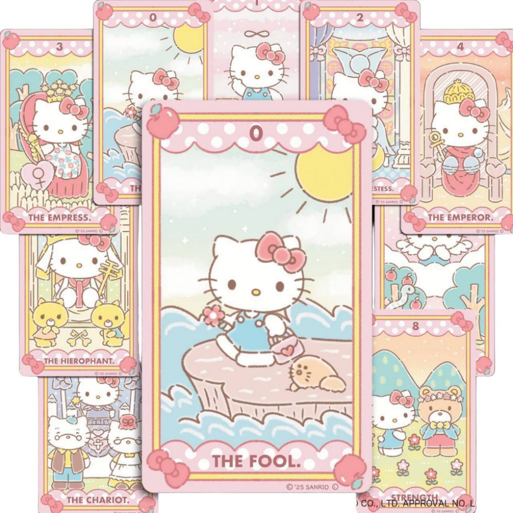 Luna's Hello Kitty Tarot ไพ่ยิปซีลายแมวคิตตี้ลิขสิทธิ์แท้จากญี่ปุ่น ไพ่ทาโร่ต์ ไพ่ยิปซี Tarot Cards Decks
