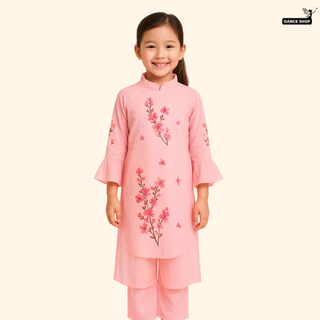 ชุดประจำชาติเวียดนาม สำหรับเด็กผู้หญิง มี 6 สีให้เลือก จัดส่งจากประเทศไทย