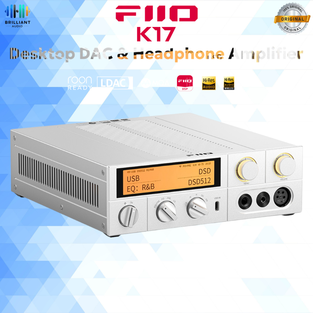 FiiO K17 : Desktop Dac and Headphone Amplifier