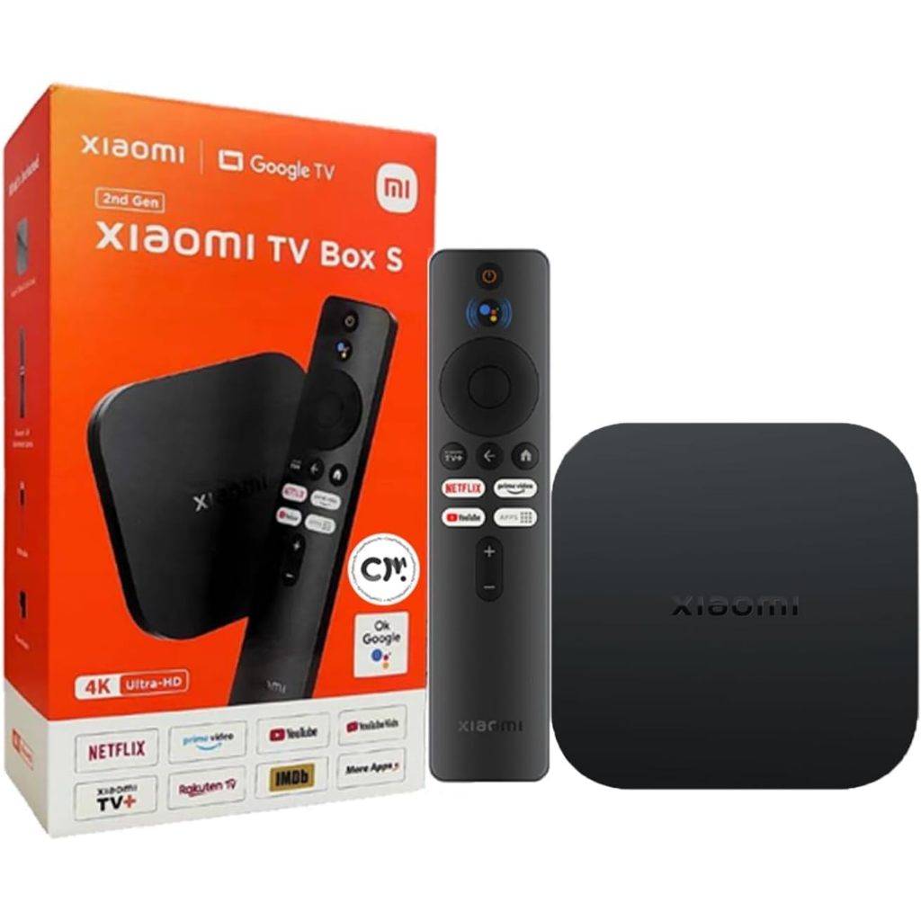 Xiaomi TV Box S 2nd Gen 4K กล่อง Android TV I สูงสุด 4K Ultra HD รองรับ Dolby Vision และ Google TV