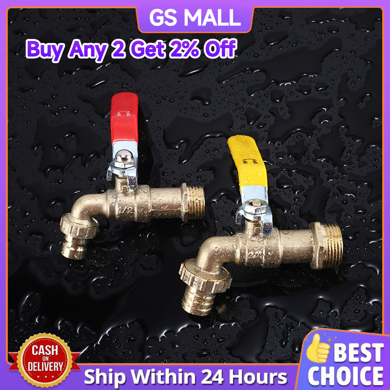 หลายขนาด ก๊อกบอลสนาม ก๊อกน้ำ ก็อกน้ำ 1/2'' 3/4'' ก๊อกด้ามแดง ก๊อกปากสนาม ก๊อกน้ำสวน ก๊อกต่อสายยาง