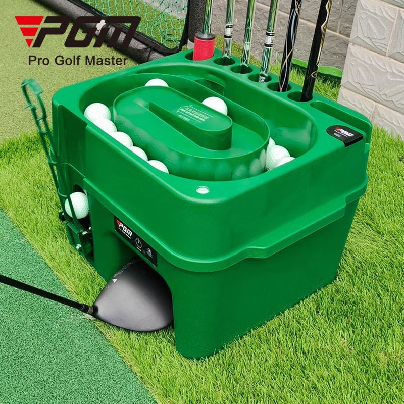 PGM JQ017 Multifunction Infrared Induction Golf Ball Dispenser with Golf Club Holder สำหรับสนามกอล์ฟ