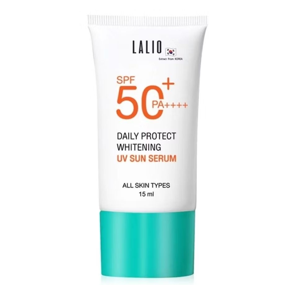 LALIO ครีมกันแดด Daily Protect Whitening UV Sun Serum SPF50+ PA++++ 15 มล.
