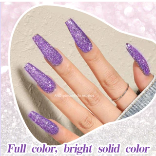 สีทาเล็บเจล สีแฟลช กากเพชร RISYAL 7.3ml สีทาเล็บ ต้องอบ ano_beauty