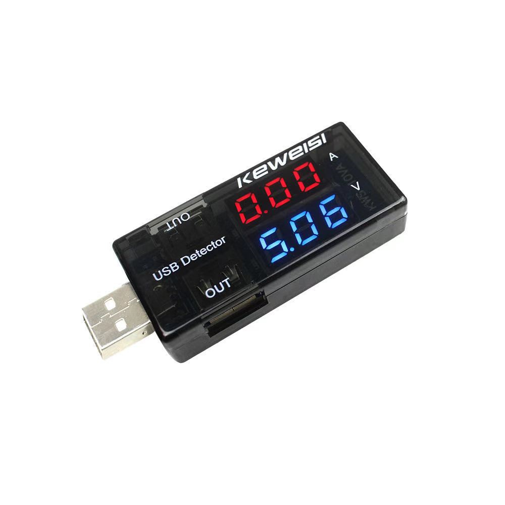 Double USB Output Tester 3V~9V, 5A  เครื่องทดสอบพอร์ต USB แบบ 2 ช่อง 3V-9V, 5A
