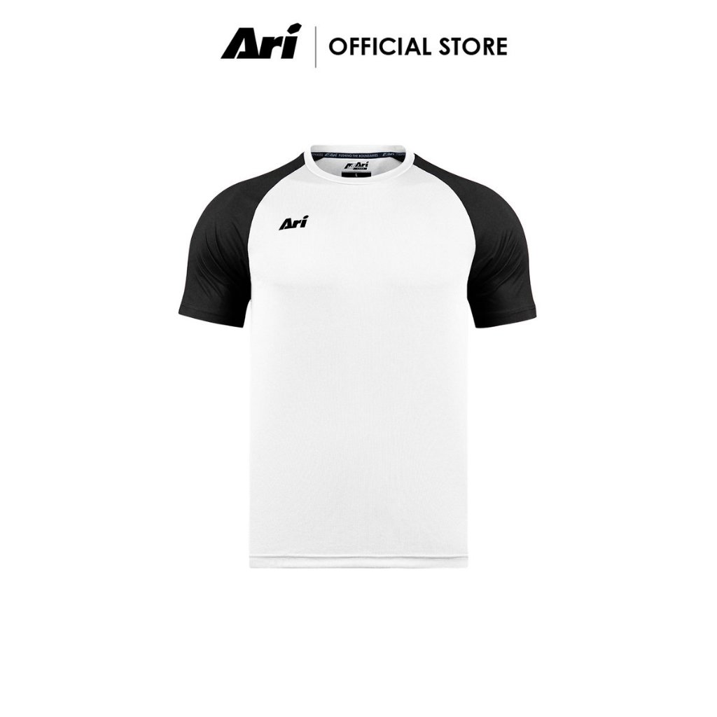 ARI ESSENTIAL 2TONES TEAM JERSEY - WHITE/BLACK (AAP2421-02) เสื้อฟุตบอล อาริ ESSENTIAL 2TONES สีขาวดำ