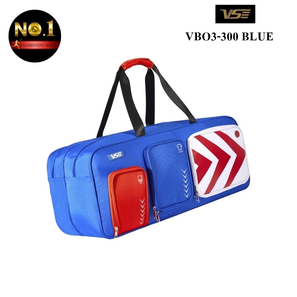 VS กระเป๋ากีฬาแบดมินตันOzone รุ่น VBO3-300 Blue แท้ 💯 By. No.1 Badminton Shop (โปรดอ่านรายละเอียดก่อ