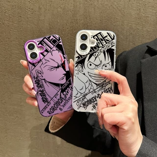 One Piece แฟชั่นแอนิเมชั่น เคสโทรศัพท์ For iPhone 17 13 15 11 14 12 Pro Max 7Plus 8 14 7Plus 15 Plus XS X Max แนวโน้มเคส