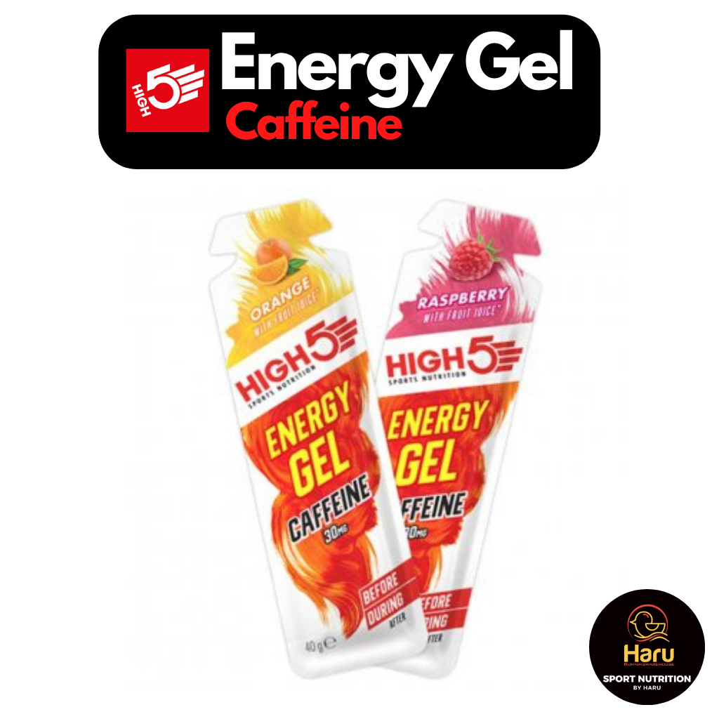 High5 Energy Gel Caffeine  :เจลน้ำผลไม้แท้ เพิ่มพลังงาน+คาเฟอินจาก ประเทศอังกฤษ