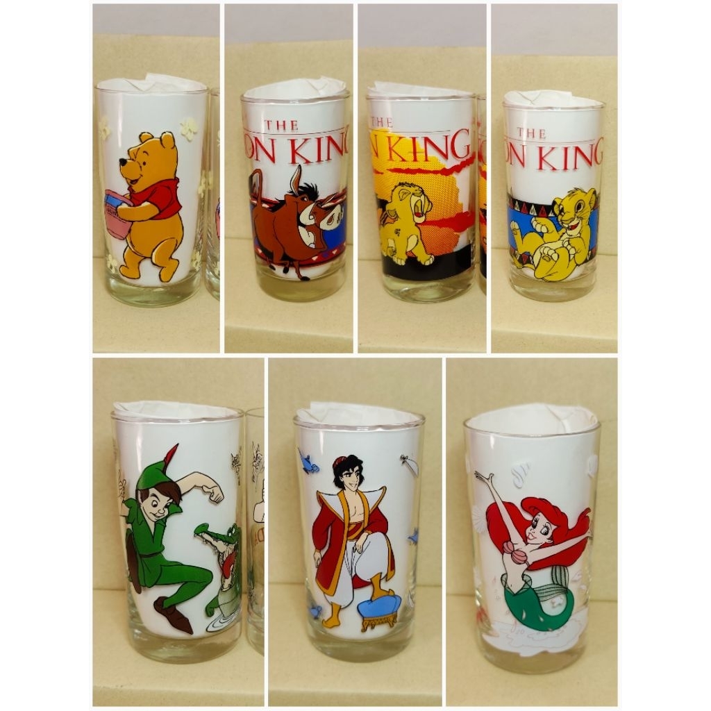 พร้อมส่ง หายาก แก้วใส สกรีนลาย จาก Kodak (ไม่มีผลิตแล้วนะคะ) ลิขสิทธิ์แท้ Disney