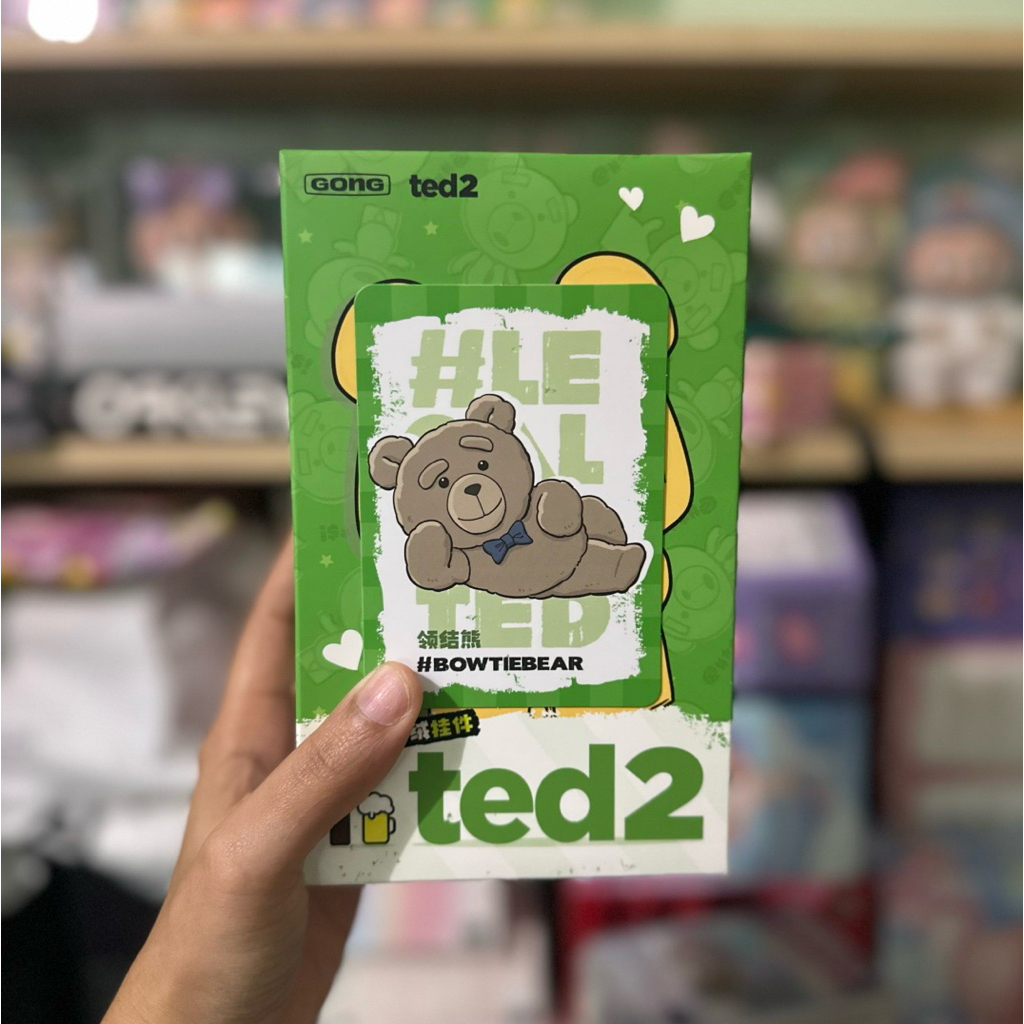 พร้อมส่ง🔥 ของแท้💯**แกะกล่อง เช็คการ์ด ** 🐻 พวงกุญแจ Ted2 Teddy Bear Action Plush Pendant