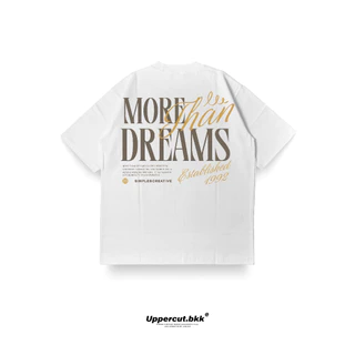เสื้อยืด Streetwear Oversize ผู้ชาย สกรีนลาย U-033 "มีเก็บเงินปลายทาง"