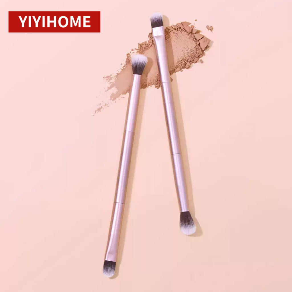 YIYIHOME  แปรงแต่งตา แปรงอายแชโดว์ แปรงแต่งหน้าสองหัว แปรงคอนซีลเลอร์ แปรงรองพื้นหัวเล็ก ใช้ง่าย – โปรปัง