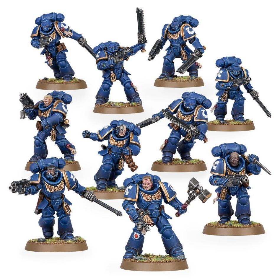 Warhammer 40000 : Space Marines : Assault Intercessor Squad X5 (Multi Part)