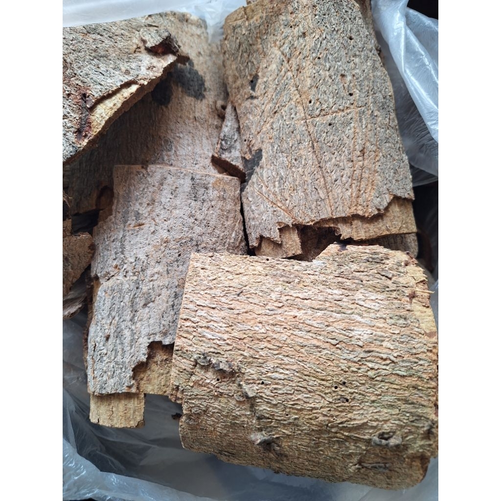 เปลือกซากแห้ง(พันชาด)ไม้เมาสำหรับหมักปลากัดขนาด500กรัมราคา99บาท