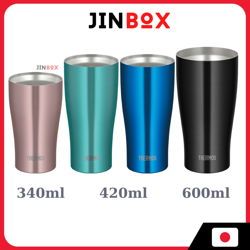 Thermos แก้วน้ําฉนวนสุญญากาศ เครื่องล้างจาน Safe Thermos Construction เก็บเครื่องดื่มร้อนหรือเย็น (JDY-340C, 420C, 600C)
