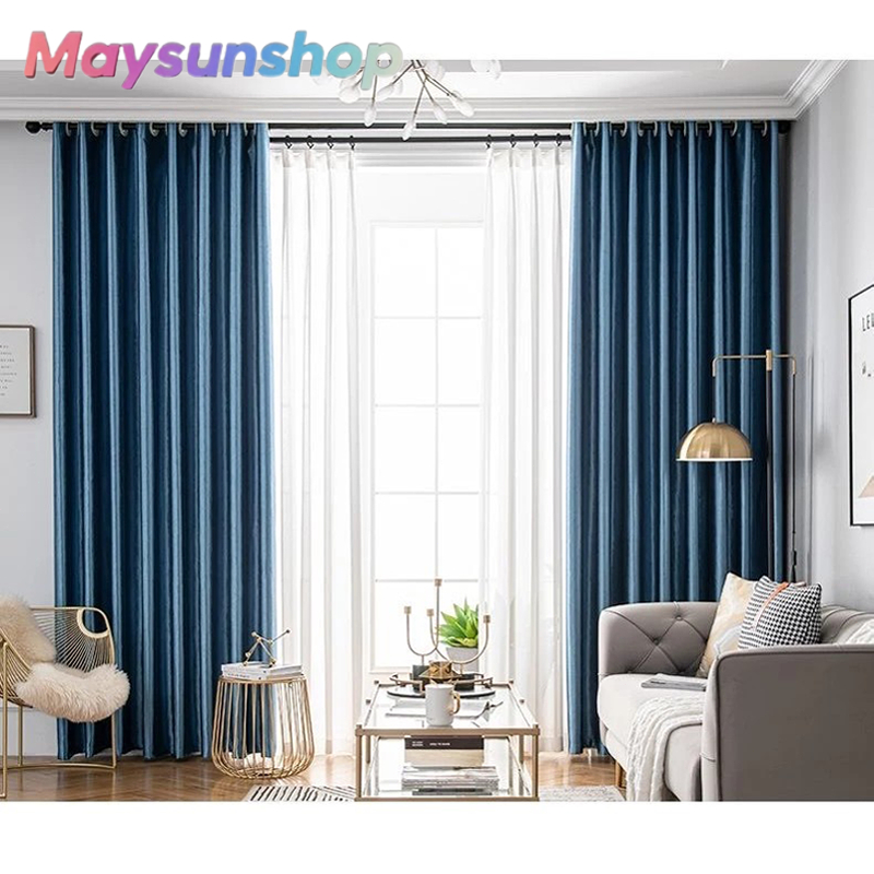 แนะนำ ผ้าม่าน ผ้าม่าน Blackout90%กันแสงยูวี ผ้าตาไก่ กันร้อน ห้องนอน พาร์ทิชันห้อง ม่าน มีหลายขนาดให้เลือก ราคาพิเศษ มีเก็บเงินปลายทาง