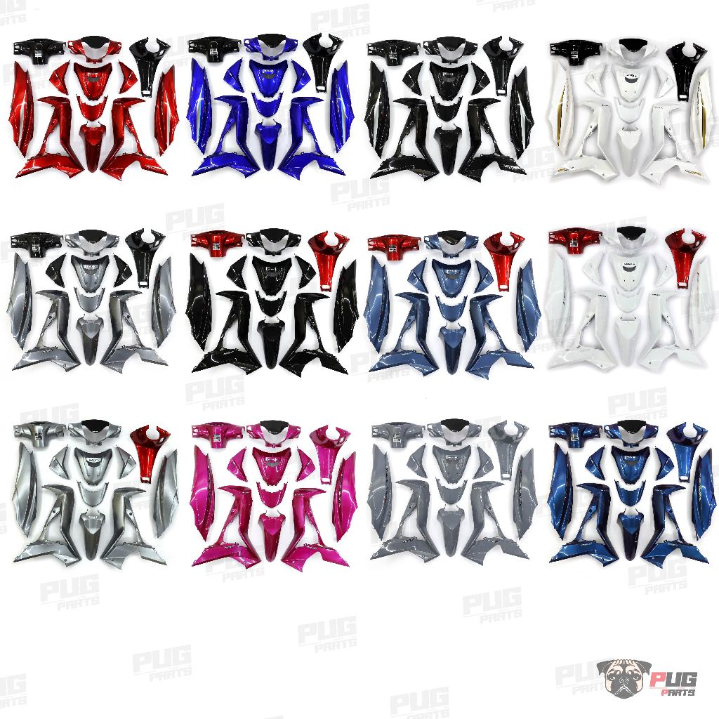PUGParts ชุดสีเวฟ125i LED wave125iLED (ชุด13ชิ้น)  ชุดสีWave 125i LED ชุดสีWave125i LED ชุดสีเวฟ125i