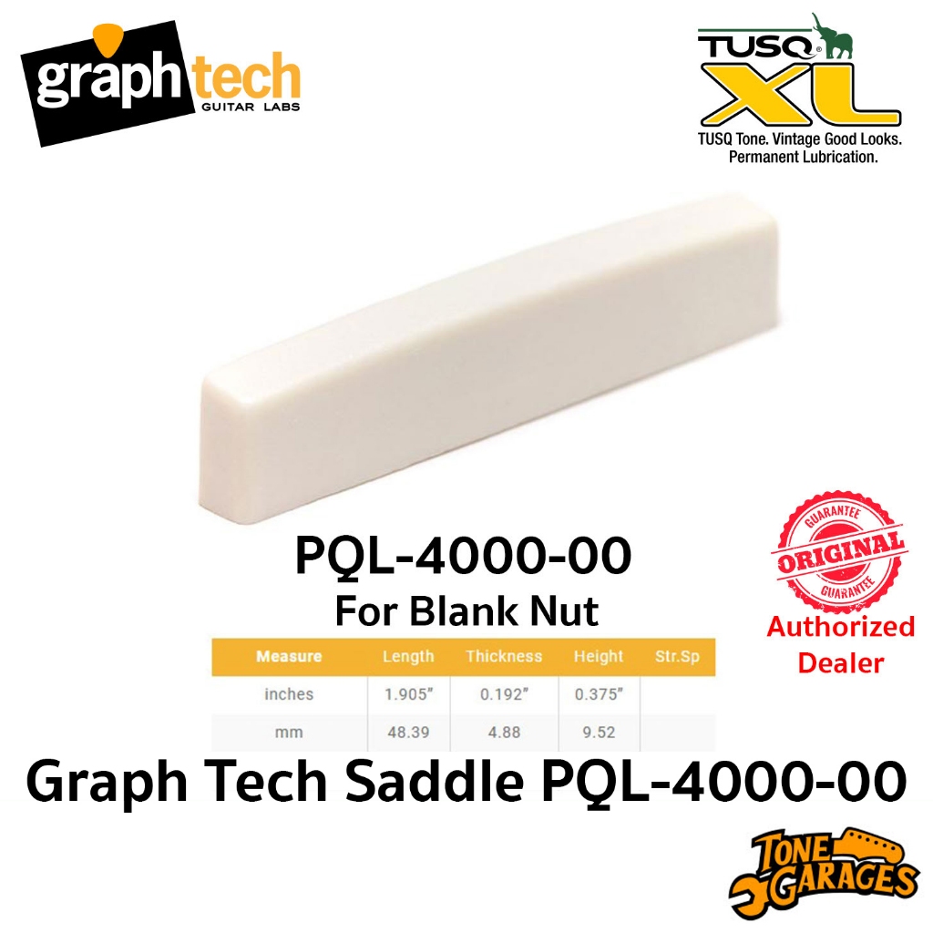 Graph Tech TUSQ XL PQL-4000-00 Nut XL Jumbo Blank Nut 48.39mm นัทกีต้าร์