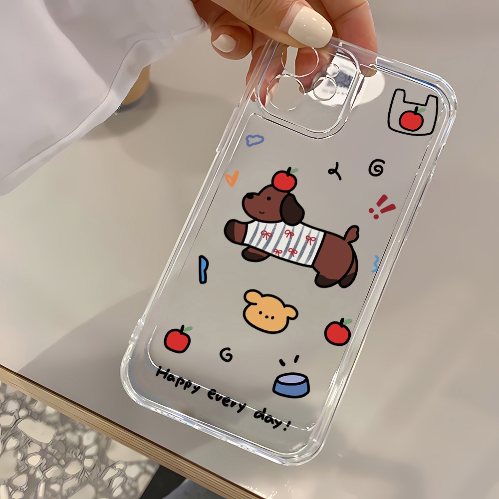 เคสโทรศัพท์ For iPhone 11 13 16 pro max Case iPhone 13 14 15 pro max 12 13 pro max 7 8 Plus SE TPU การ์ตูนน่ารัก INS