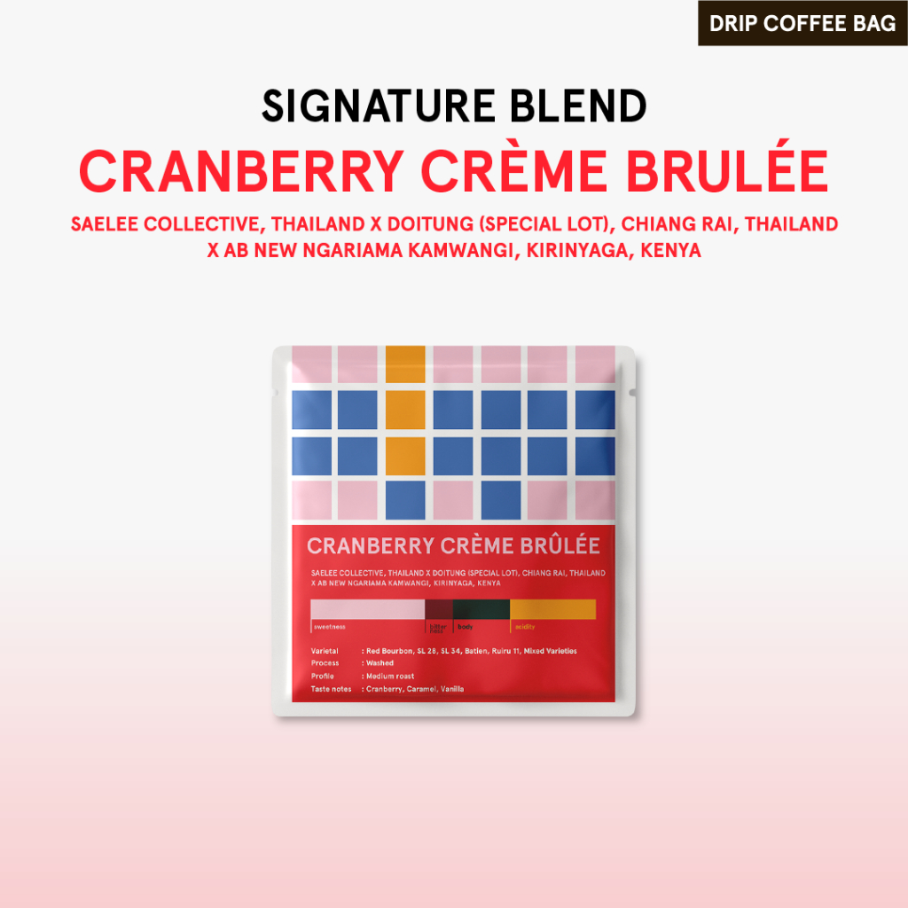 Cranberry Crème Brûlée Drip bag