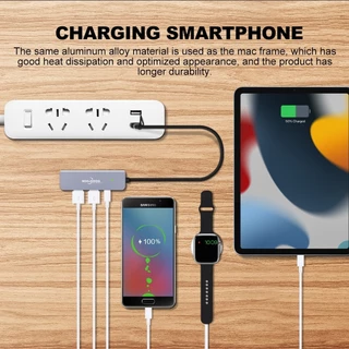 GOOJODOQ Usb Hub 3.0 Type C Adapter แล็ปท็อปสำหรับ MacBook Ipad อุปกรณ์เสริมส่วนขยาย Pd Charger Port
