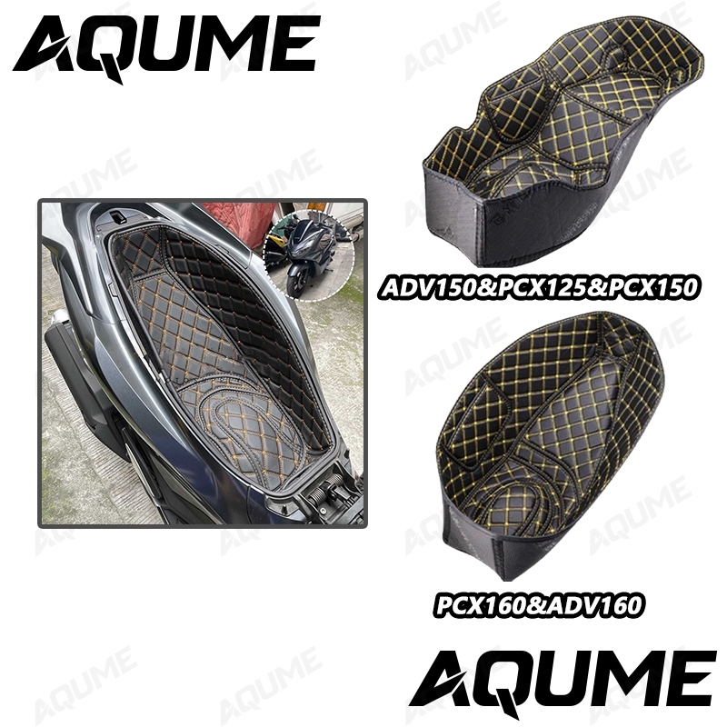 เบาะนั่งถังสำหรับมอเตอร์ไซค์ฮอนด้า  PCX160/ADV150 วัสดุหนังPU กันน้ำ สําหรับรถจักรยานยนต์