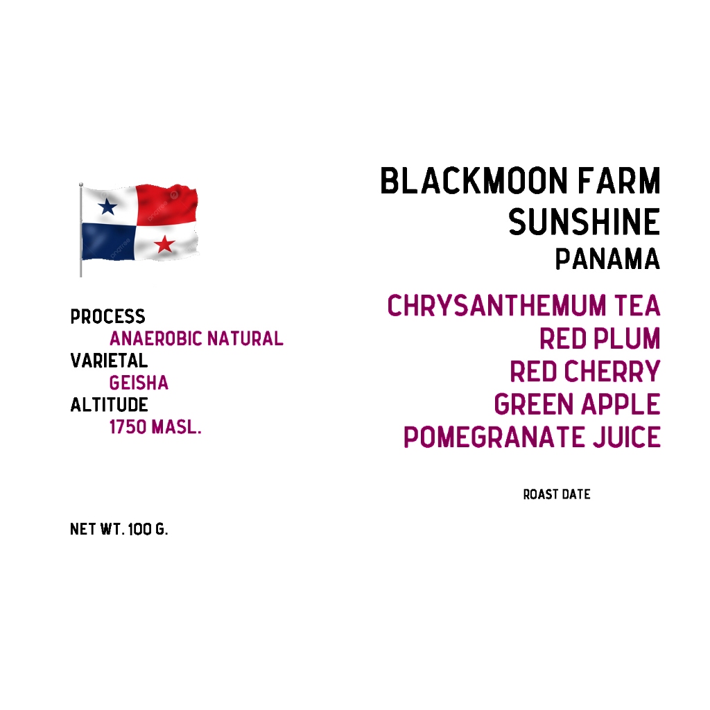 Panama Blackmoon Farm Sunshine Geisha 100 g