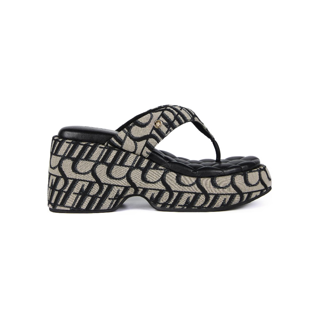 SHU JETSETTER PALETTE SOFT 3.5" THONG WEDGES รองเท้าแตะ