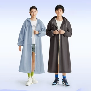 เสื้อกันฝน เสื้อกันฝนผู้ใหญ่ ชุดกันฝน EVA Rain coats กันน้ำแบบหนา กรัม คุณภาพดี พร้อมส่ง