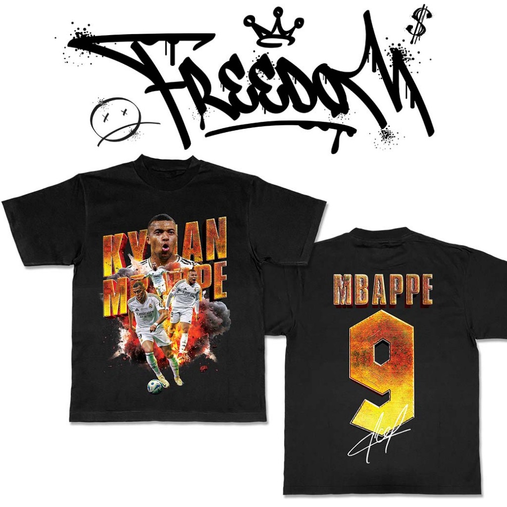 เสื้อพิมพ์ลาย คีเลียน เอ็มบัปเป้ Kylian Mbappé