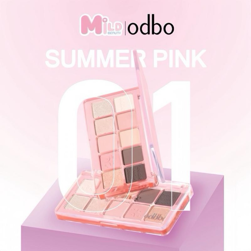 (ใหม่ ) Odbo Iconic Eyeshadow palette (อายแชโดว์)