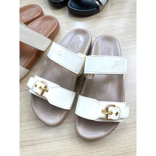 Style shoes รุ่น Tori 02 รองเท้าแตะทรงไบเก้น สวยใส่สบายดูดี สายเข็มขัดไปรับได้(ไซด์36-44)*แนะนำบวกเพิ่ม1ไซด์*