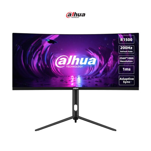 MONITOR (จอมอนิเตอร์) DAHUA LM30-E330CA - 30 INCH VA FHD 200Hz ADAPTIVE SYNC CURVED