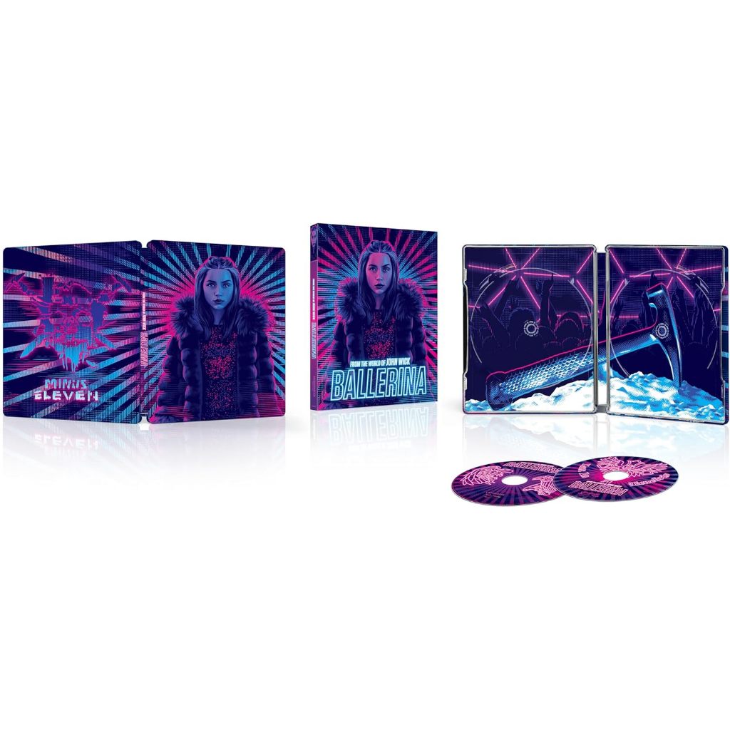 BALLERINA: FROM THE WORLD OF JOHN WICK 4K + BLURAY + DIGITAL Amazon Exclusive Lenticular Steelbook