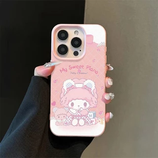 เมโลดีเคสไอโฟน สำหรับ IPhone 13 16 15 12 11 14 Pro Max XS XR X 8Plus 7Plus Max 7 8 Plus SE เคสป้องกันโทรศัพท์มือถือ