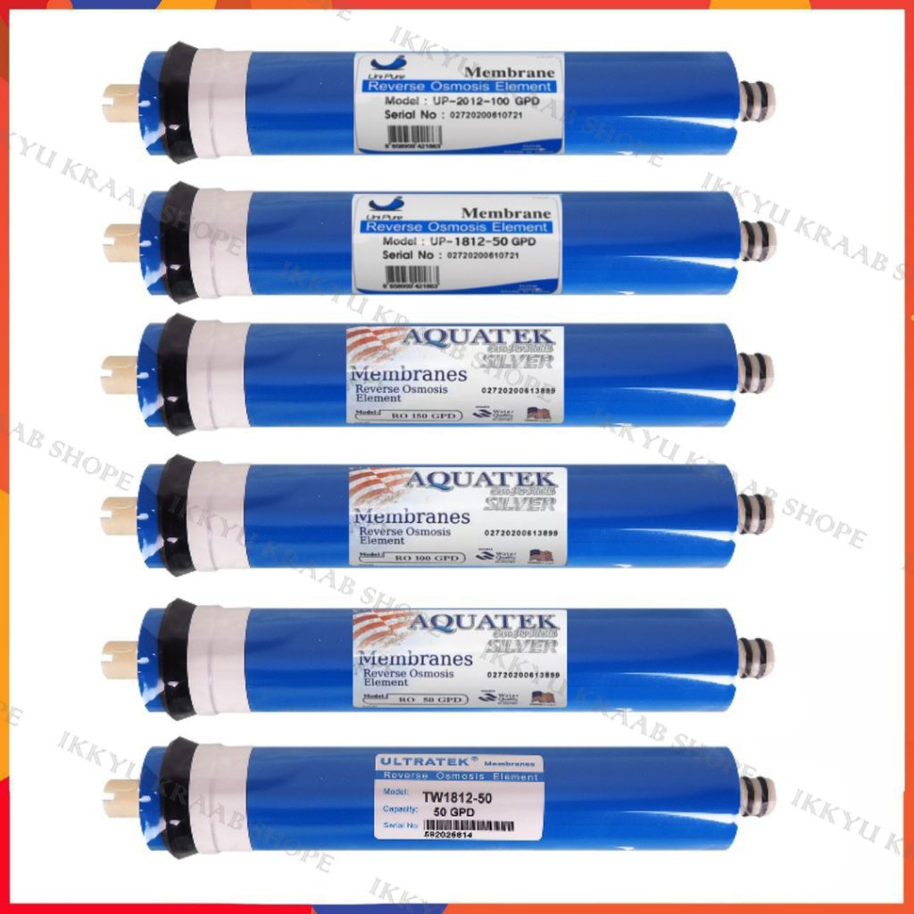 Ultratek  Uni pure ไส้กรอง RO Membrane 50-150 GPD  1 ชิ้น