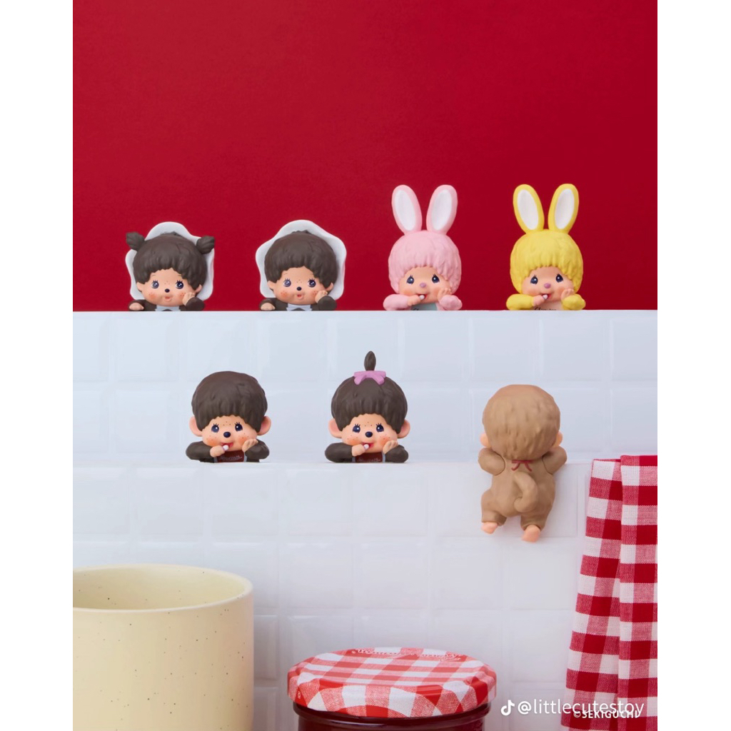 Monchhichi HIPPERS. DECORATIVE MINI FIGURES พร้อมส่งทันทีจากไทย
