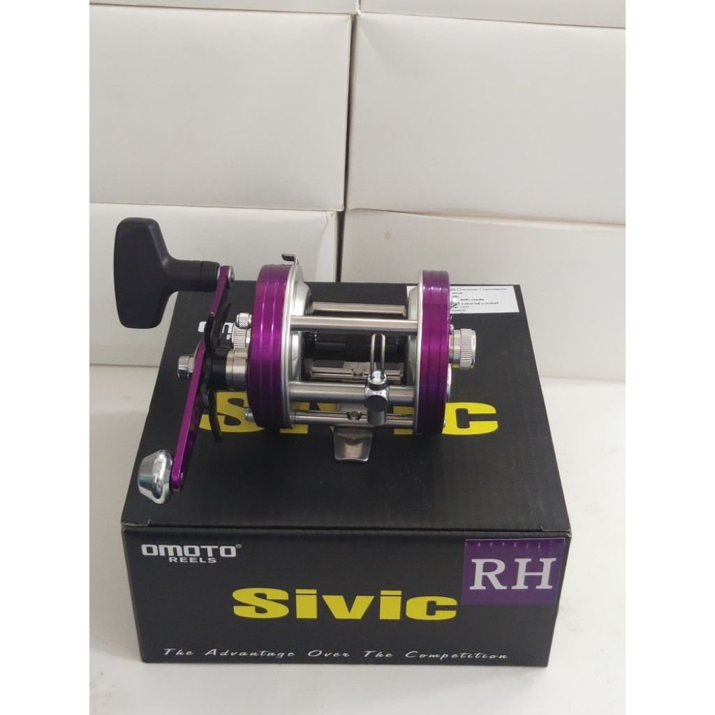 รอกเบท OMOTO รุ่น SIVIC 6000 CS ขวา (สีม่วง)