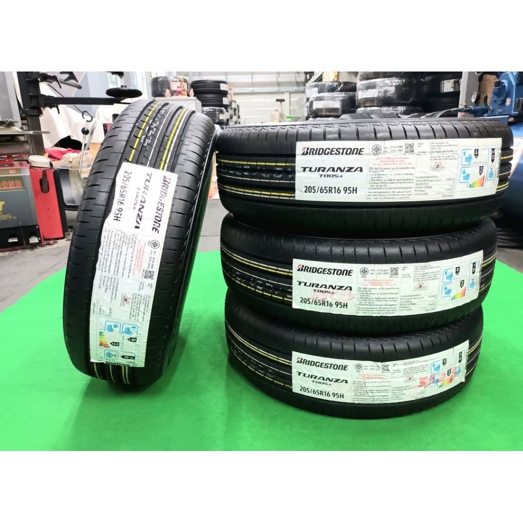 ยางใหม่ค้างปี 205/65R16 Bridgestone Turanza T005a ผลิตปี 2024 ประกันบวม 2 ปี ส่งฟรีมีปลายทาง มีบริกา
