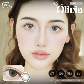 Mini Olivia Gray / Brown / Light Brown [-50ถึง-1000] By Kittykawaii คอนแทคเลนส์