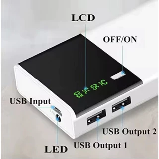 Power Bank 10000mAh USB แบตสำรองมินิ แบตสำรองของแท้ พาวเวอร์แบงค์ แบตเตอรี่สำรอง
