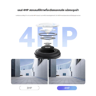 Xiaomi Outdoor Camera CW500 Dual กล้องวงจรปิด | การตรวจจับด้วย AI สองกล้อง I ความละเอียดภาพ 2.5K | Wi-Fi 6 แบบดูอัลแบนด์