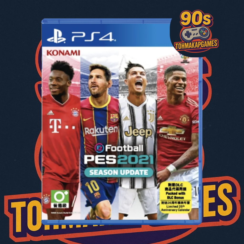 (มือ1/มือ2) แผ่นเกม PS4 : eFootball PES 2021 Season Update