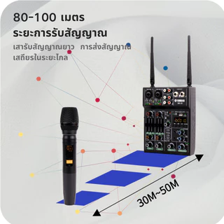 มิกเซอร์ yamaha/MK-20 แท้ mixer,บลูทูธ,อีควอไลเซอร์ 3 แบนด์ในแต่ละช่อง,ชุดพร้อมไมโครโฟนไร้สาย 2 ตัว