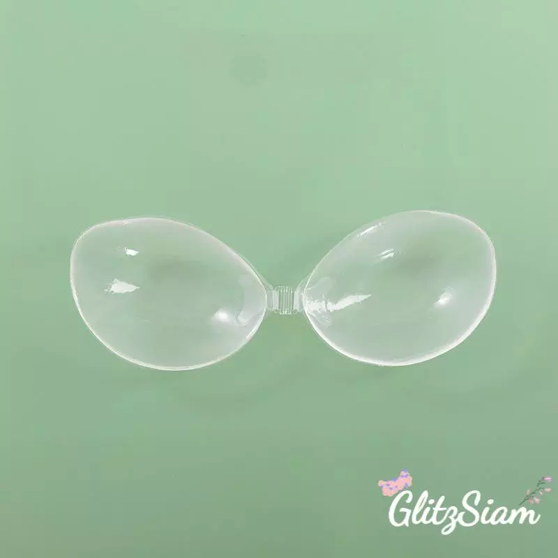 Glitzsiam💖💖แผ่นปิดหน้าอกแบบใสสำหรับผู้หญิง แผ่นปิดหน้าอกซิลิโคนแบบมองไม่เห็น แผ่นดันทรง สวมใส่สบาย จัดส่งจากประเทศไทย.