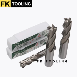 (M1.5-M18) เอ็นมิลไฮสปีด 4 ฟัน - HSS ENDMILL 4 Flute