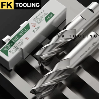 (M1.5-M18) เอ็นมิลไฮสปีด 4 ฟัน - HSS ENDMILL 4 Flute